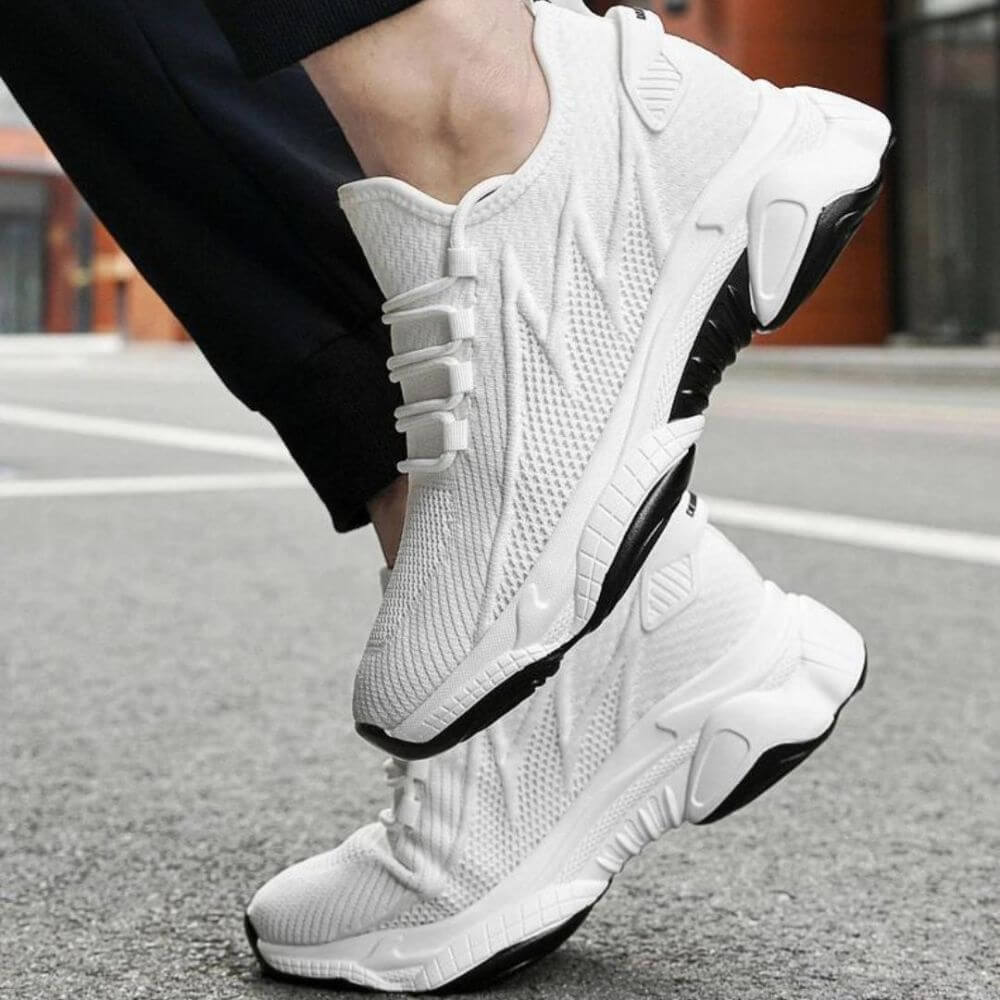 Hovren | Herre åndbare mesh-sneakers med forhøjede indlægssåler – Stil, komfort og højde
