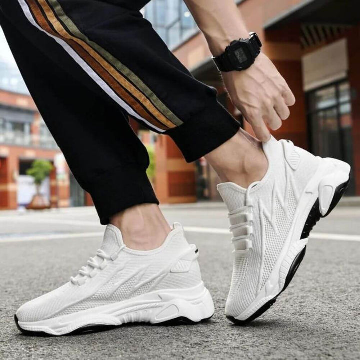 Hovren | Herre åndbare mesh-sneakers med forhøjede indlægssåler – Stil, komfort og højde